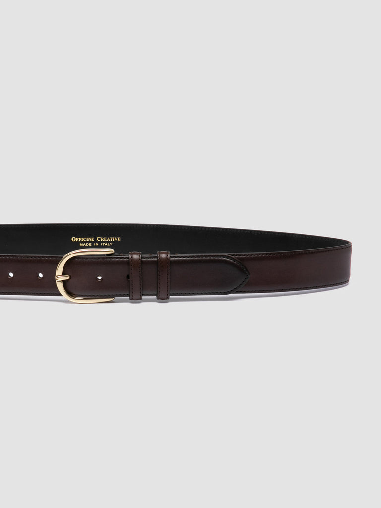 OC STRIP 105 - Dark Brown Leather Belt