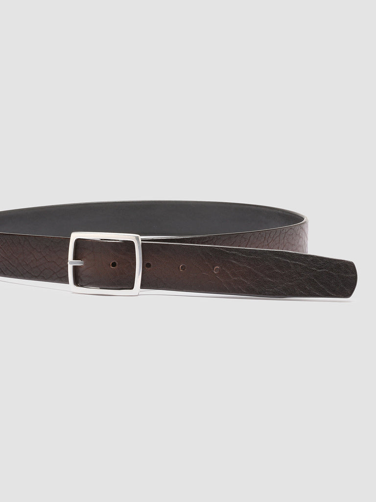 OC STRIP 10 - Dark Brown Leather Belt