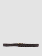 OC STRIP 21 - Brown Woven Leather Belt Officine Creative - 1