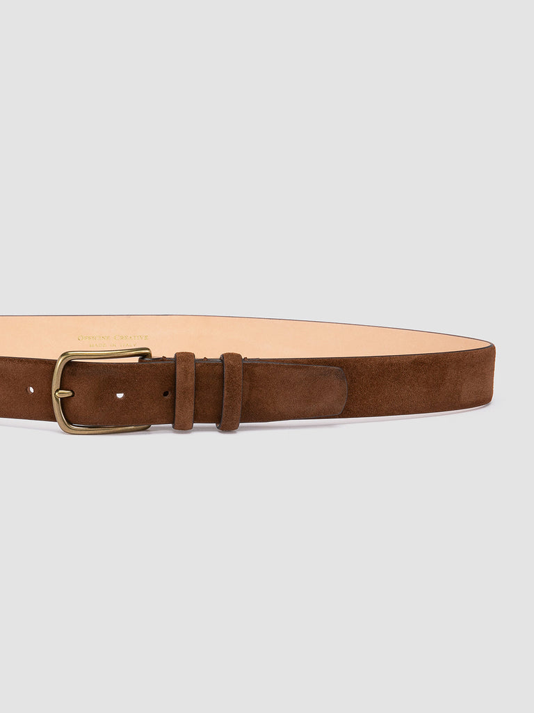OC STRIP 33 - Dark Brown Suede belt