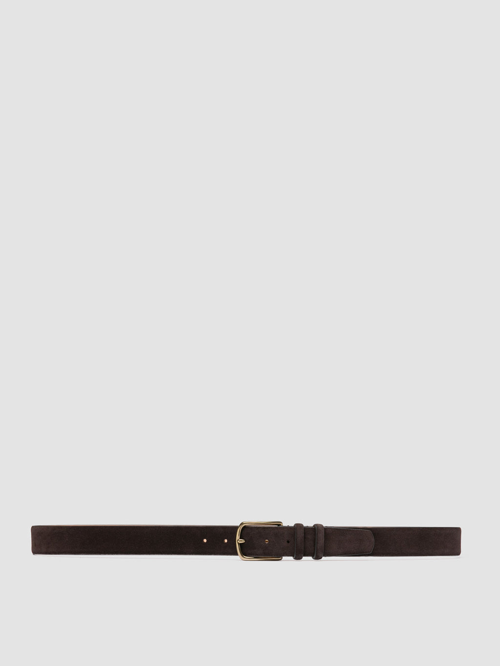 OC STRIP 33 - Dark Brown Suede belt - 0