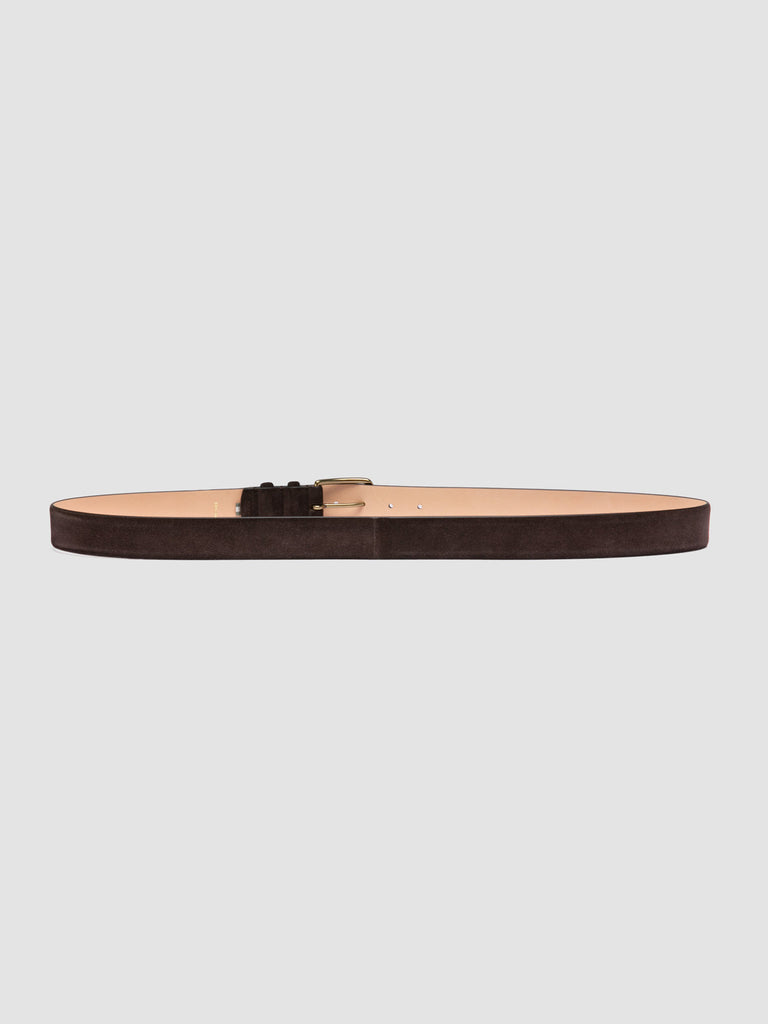 OC STRIP 33 - Dark Brown Suede belt