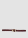 OC STRIP 46 - Burgundy Leather Belt - 0