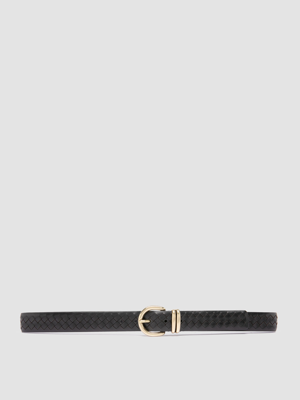 OC STRIP 46 - Black Leather Belt - 0