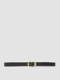 OC STRIP 46 - Black Leather Belt - 0