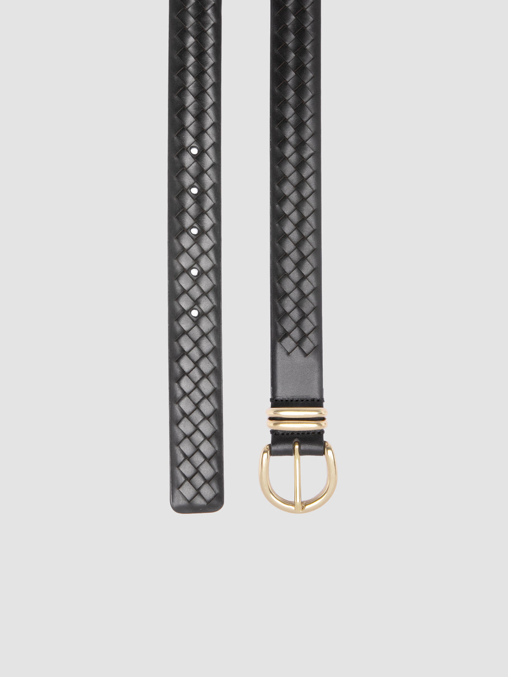 OC STRIP 46 - Black Leather Belt - 1