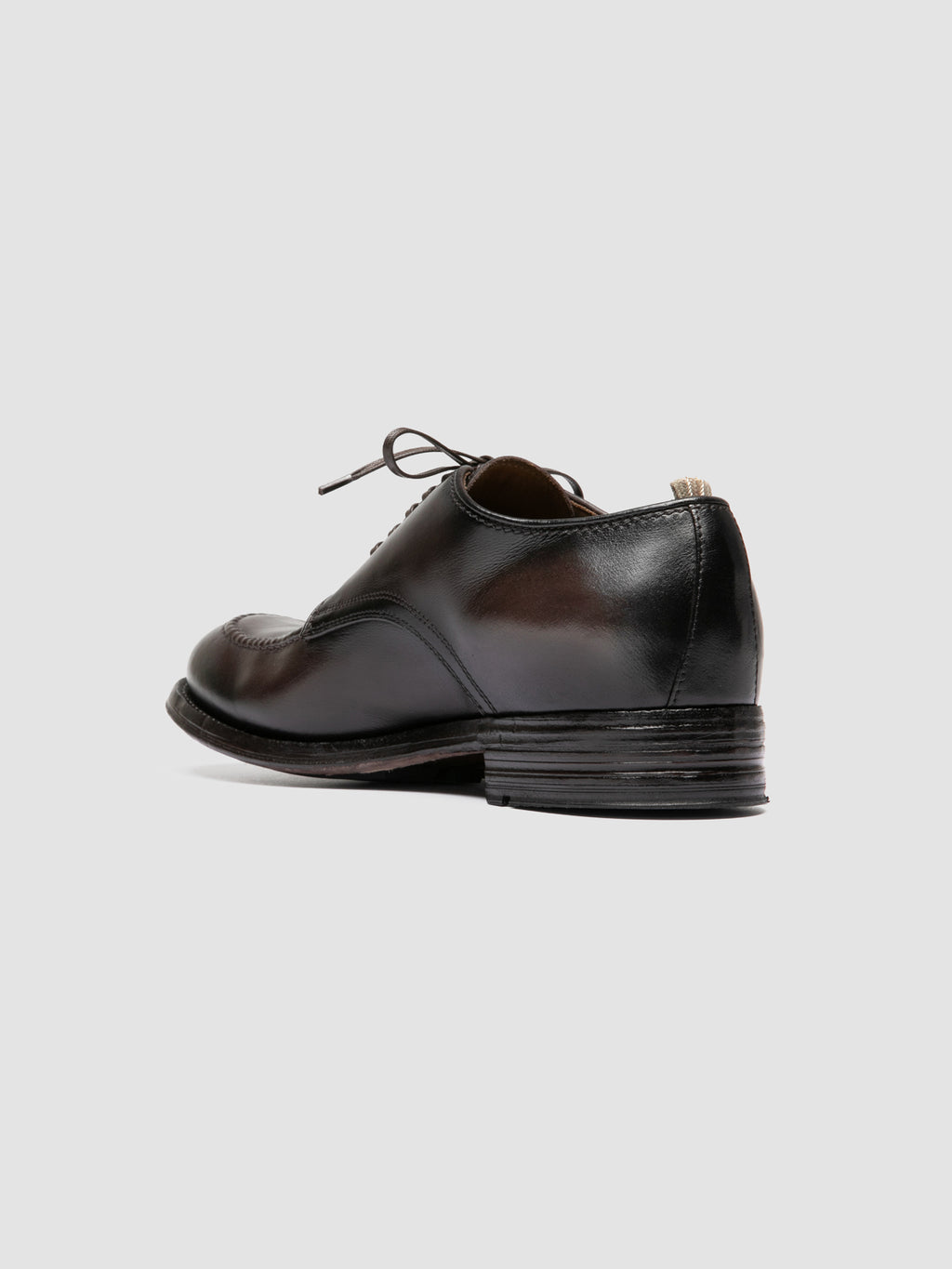 ADMIRAL 013 - Brown Leather Derby Shoes - image 4,side view