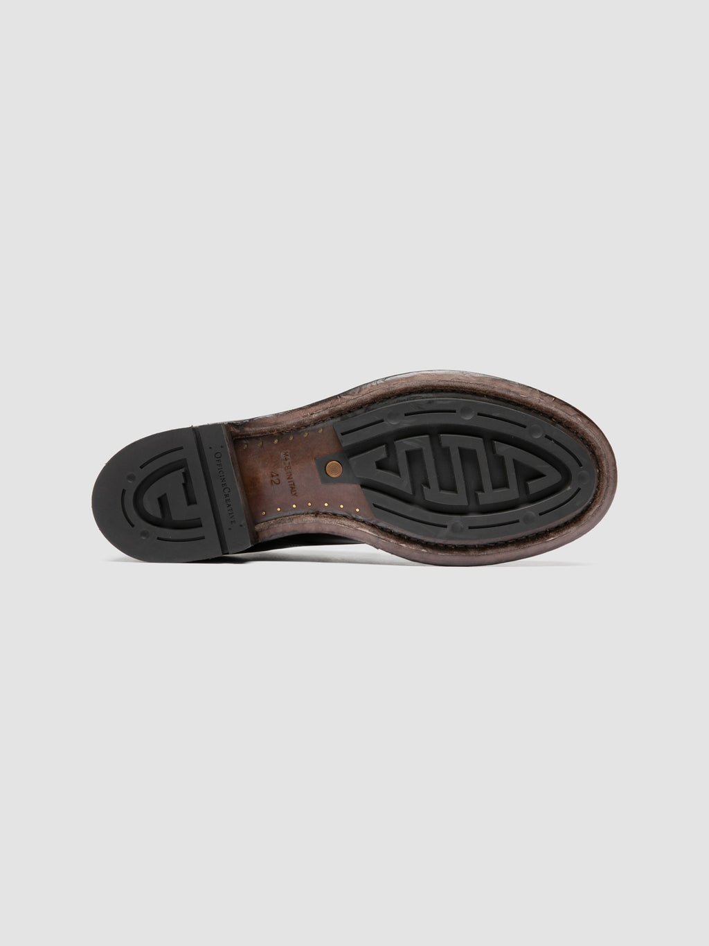 ADMIRAL 013 - Brown Leather Derby Shoes - image 5,side view