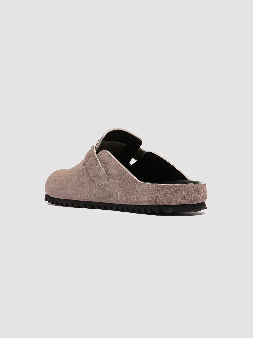 AGORÀ 012 - Taupe Suede Mule Sandals