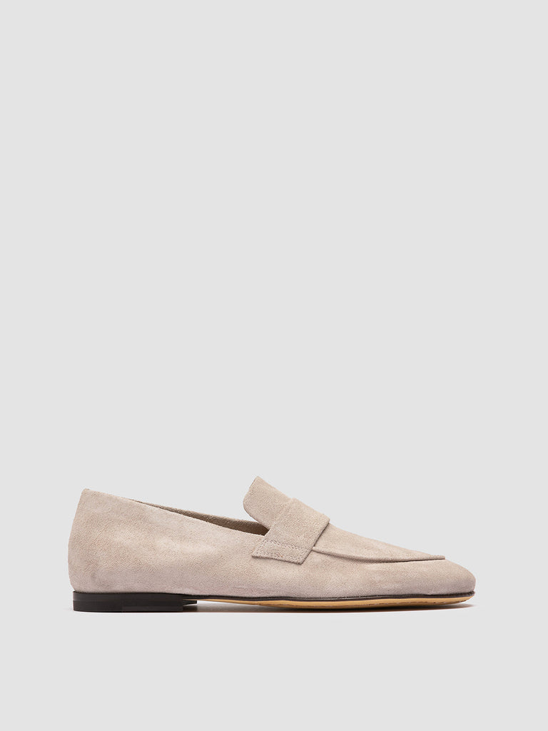 AIRTO 001 - Ivory Suede Loafers