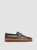 AMBRIE 001 - Brown Leather Penny Loafers
