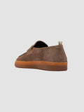 AMBRIE 001 - Brown Suede Penny Loafers - thumb image 4,side view