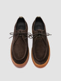 AMBRIE 003 - Brown Suede Derby Shoes - thumb image 2,side view