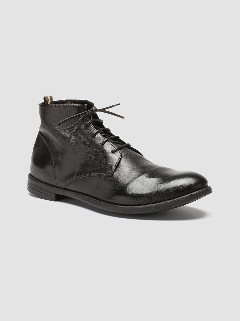 ARC 513 - Dark Brown Leather Ankle Boots