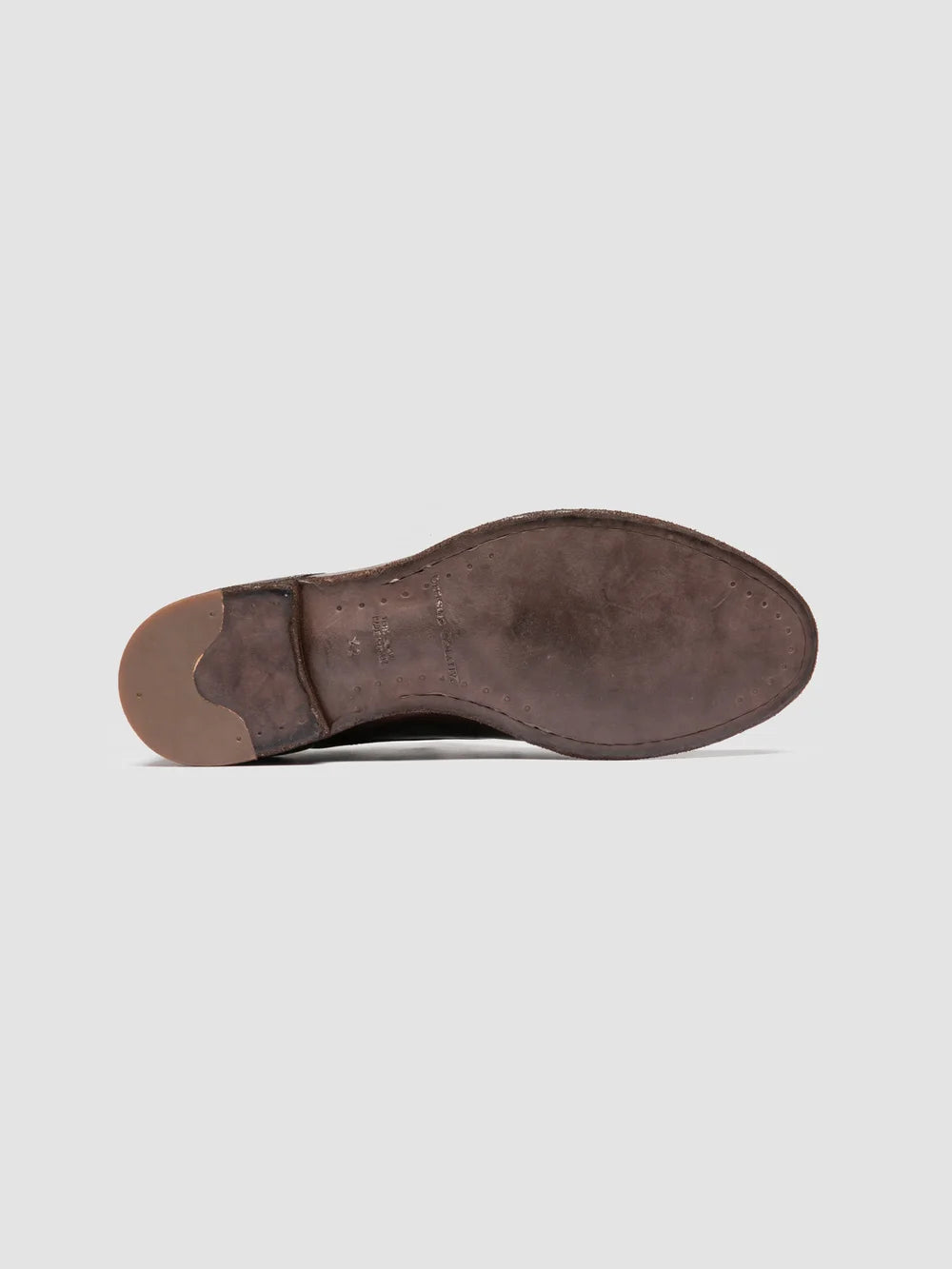 ARCHIVE 512 - Dark Brown Leather Derby Shoes - image 5,side view