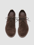 ARCHIVE 512 - Dark Brown Suede Derby Shoes - thumb image 2,side view