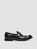 ARCHIVE 522 - Black Leather Penny Loafers - thumb image 1,side view