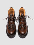 ARTIK FLEXI 002 - Brown Leather Lace Up Boots - thumb image 2,side view