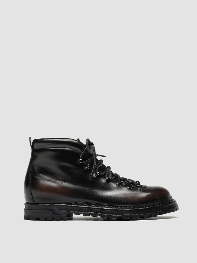 ARTIK 001 - Dark Brown Leather Lace Up Boots