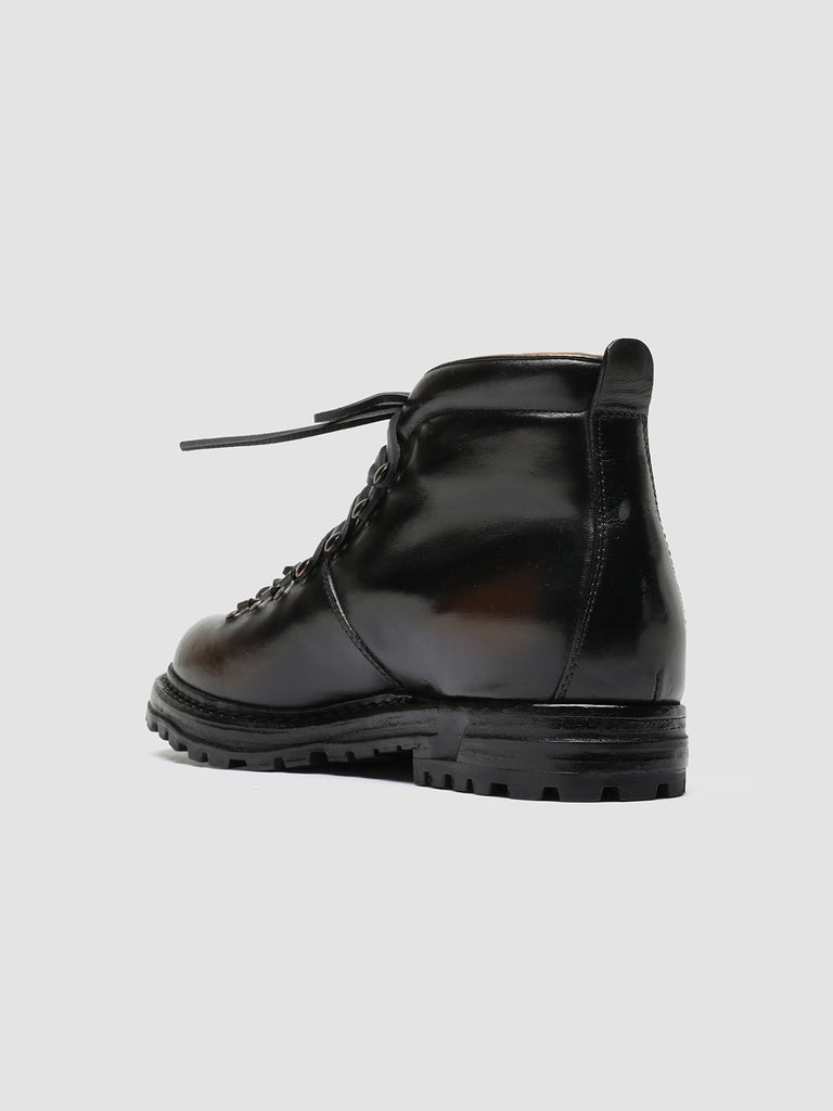 ARTIK 001 - Dark Brown Leather Lace Up Boots