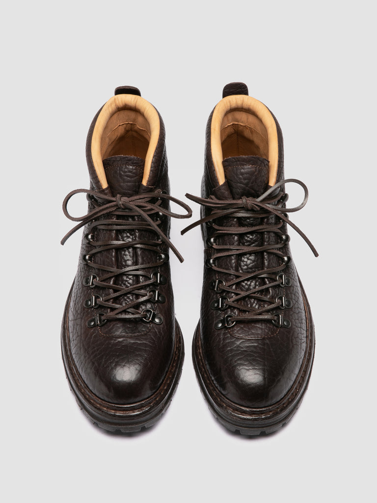 ARTIK 001 - Dark Brown Leather Lace Up Boots