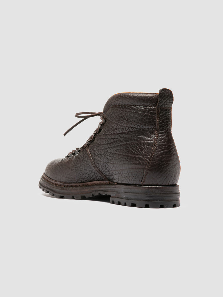 ARTIK 001 - Dark Brown Leather Lace Up Boots