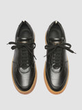 ASSET 001 - Black Leather Low Top Sneakers Men Officine Creative - 2