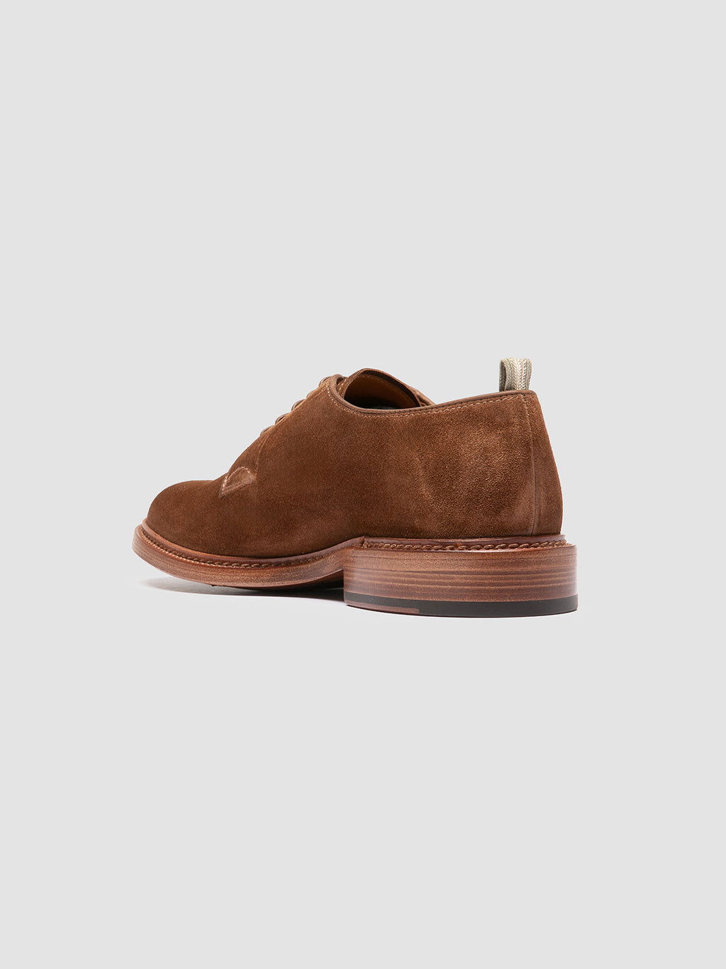 ASTON 001 - Brown Suede Derby Shoes