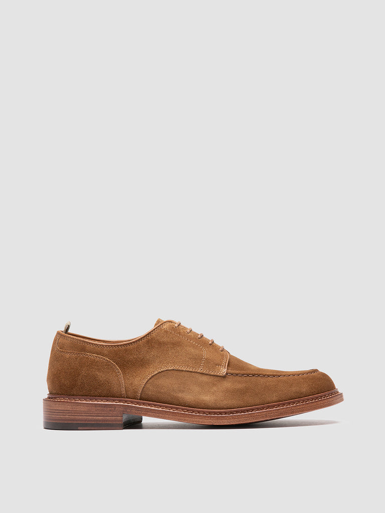 ASTON 002 - Brown Suede Derby Shoes