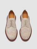 ASTON 003 - Beige Suede Derby Shoes