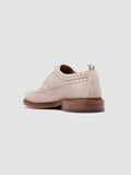 ASTON 003 - Beige Suede Derby Shoes