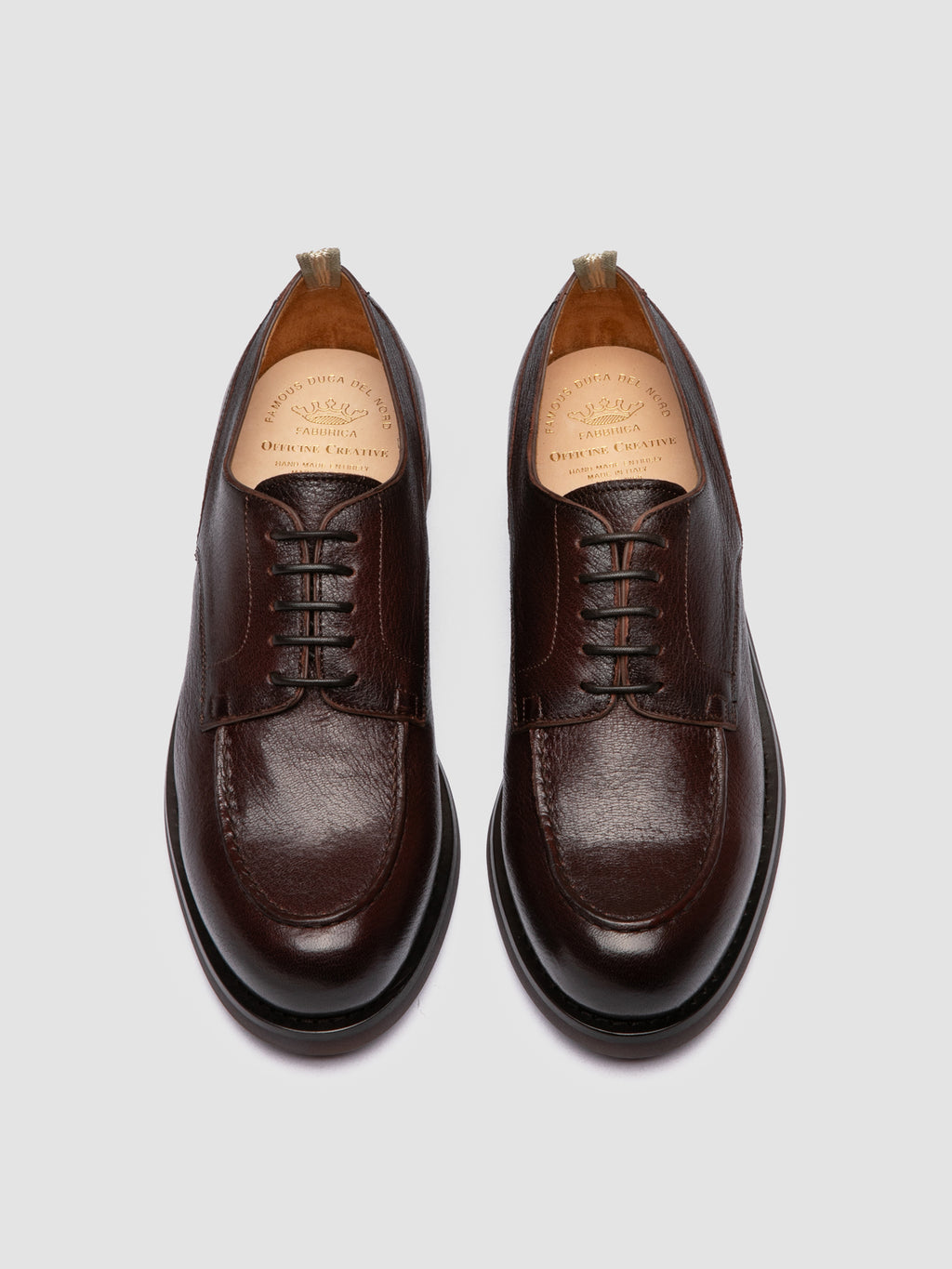 BALATA FLEXI 001 - Brown Leather Lace Up Boots - image 2,side view