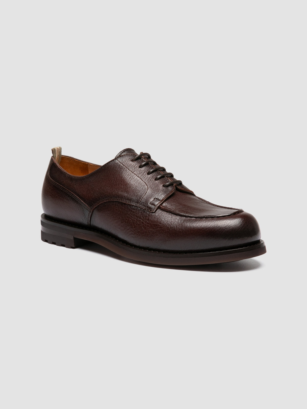 BALATA FLEXI 001 - Brown Leather Lace Up Boots - image 3,side view
