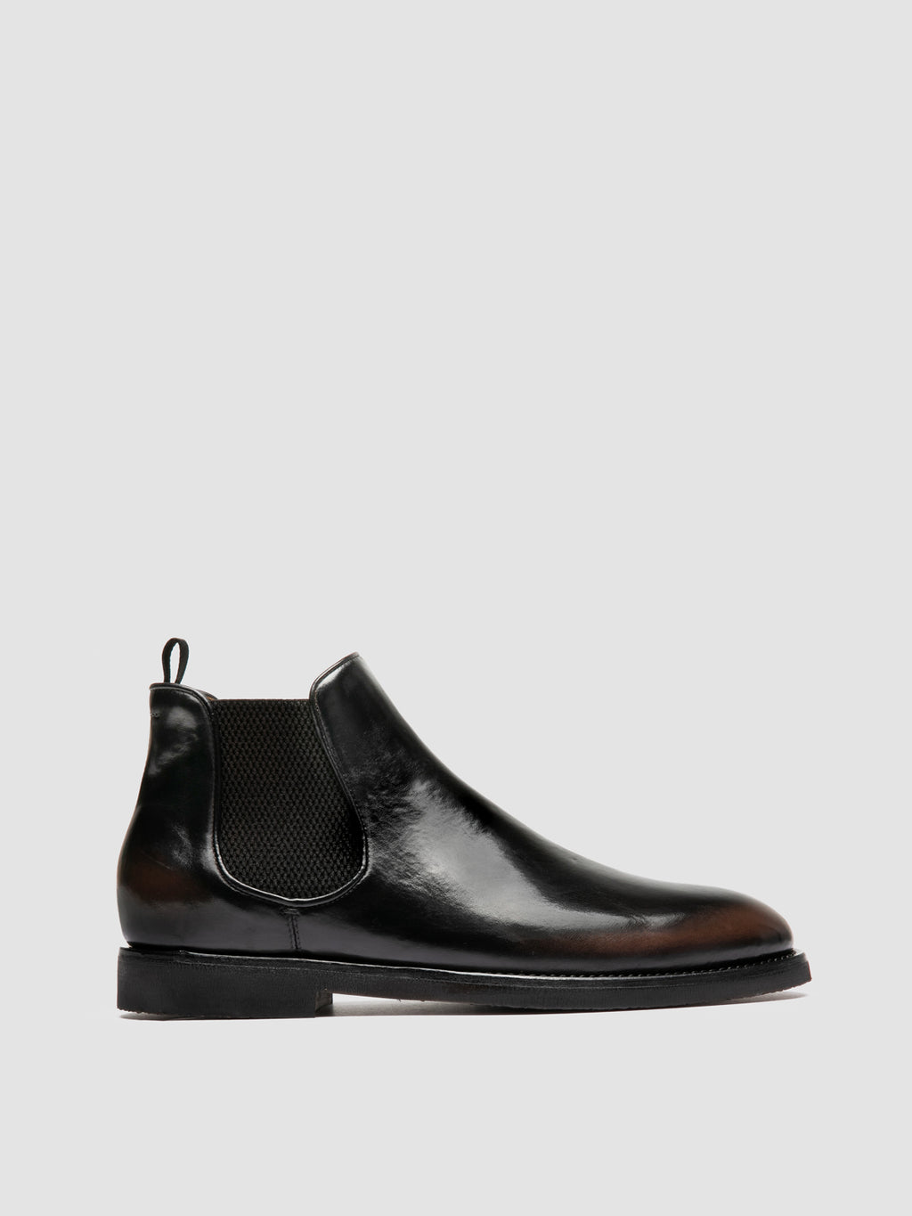 BARITON FLEXI 002 - Brown Leather Chelsea Boots - image 1,side view