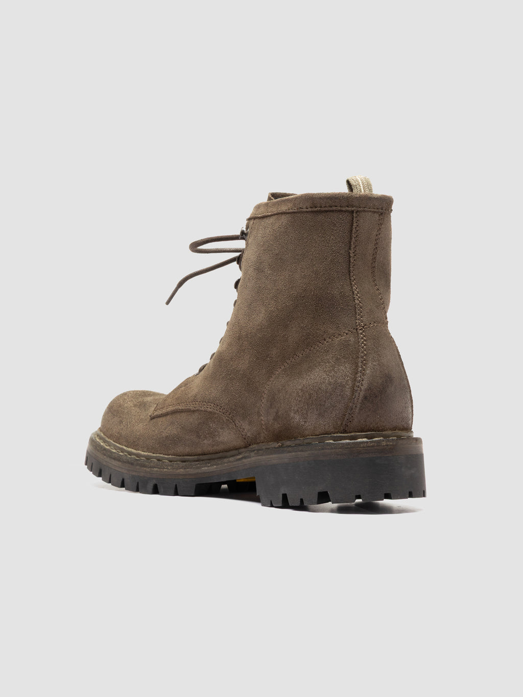 BULLA DD LUG 116 - Brown Suede Lace Up Boots - image 4,side view