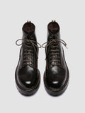 BULLA DD LUG 116 - Brown Leather Lace Up Boots - thumb image 2,side view