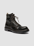 BULLA DD LUG 116 - Brown Leather Lace Up Boots - thumb image 3,side view