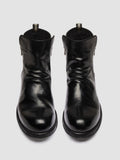BULLA DD 113 - Black Leather Zipped Boots - thumb image 2,side view