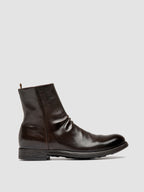 CHRONICLE 058 - Brown Leather Zip Boots