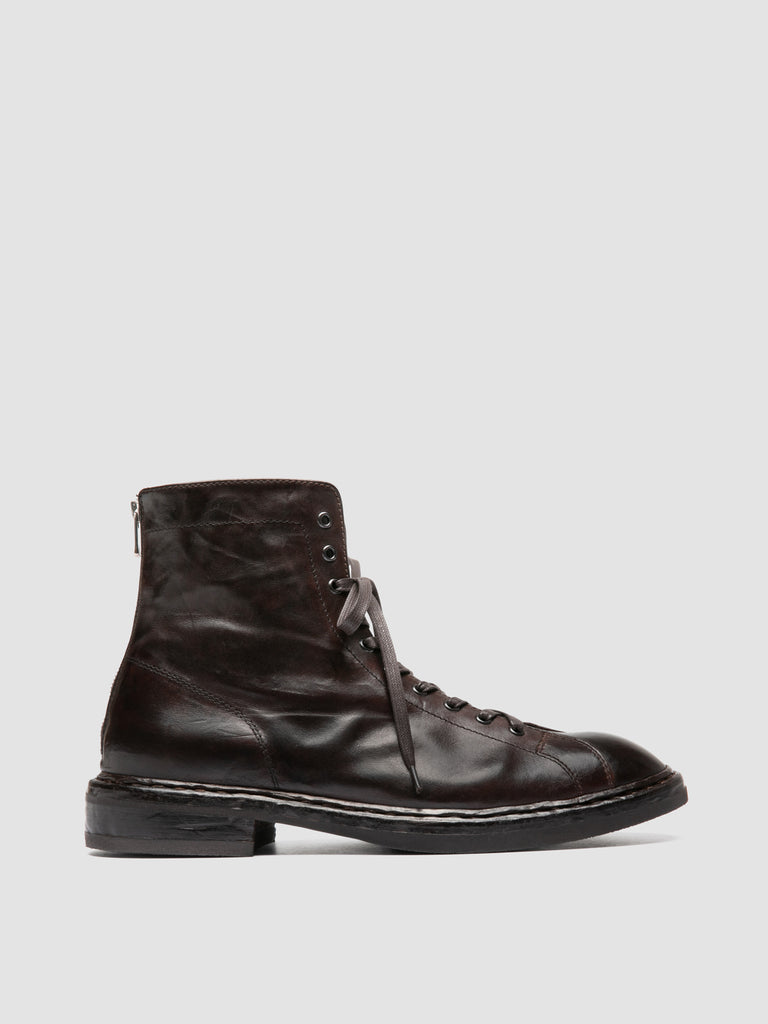 CONCEPT 001 - Brown Leather Zip Boots