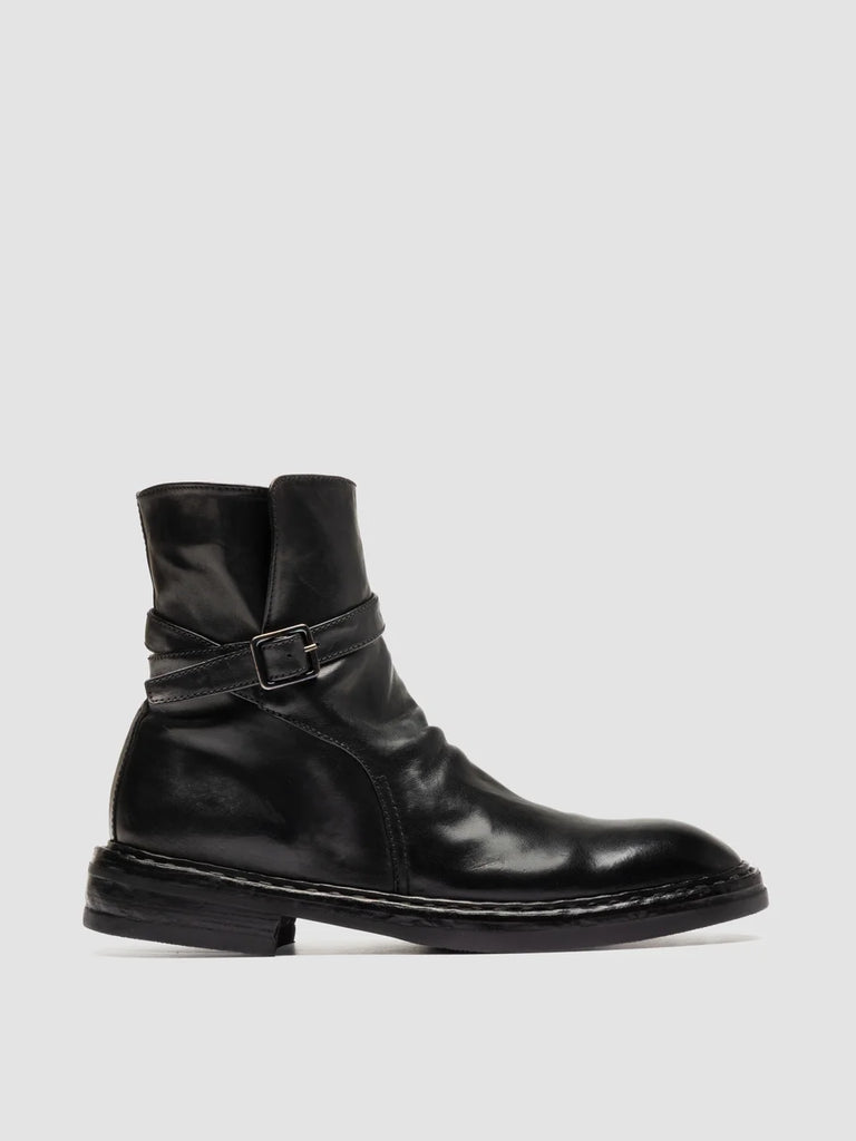 CONCEPT 003 - Black Leather Zip Boots