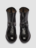 DIARY 015 - Brown Stretch Leather Zip Boots - thumb image 2,side view