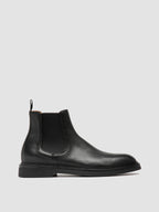 DUDE FLEXI 003 - Black Leather Chelsea Boots