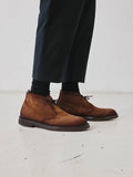 DUDE FLEXI 004 - Brown Suede Chukka Boots - thumb image 6,side view