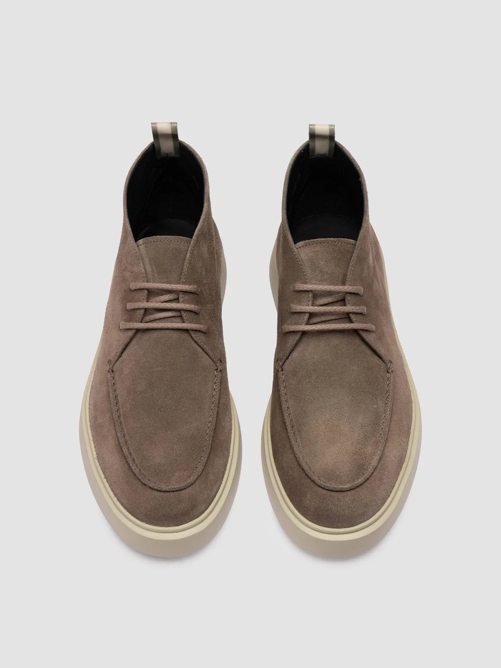 FRAME 002 - Taupe Suede Chukka Boots - image 2,side view
