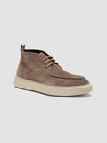 FRAME 002 - Taupe Suede Chukka Boots - thumb image 3,side view