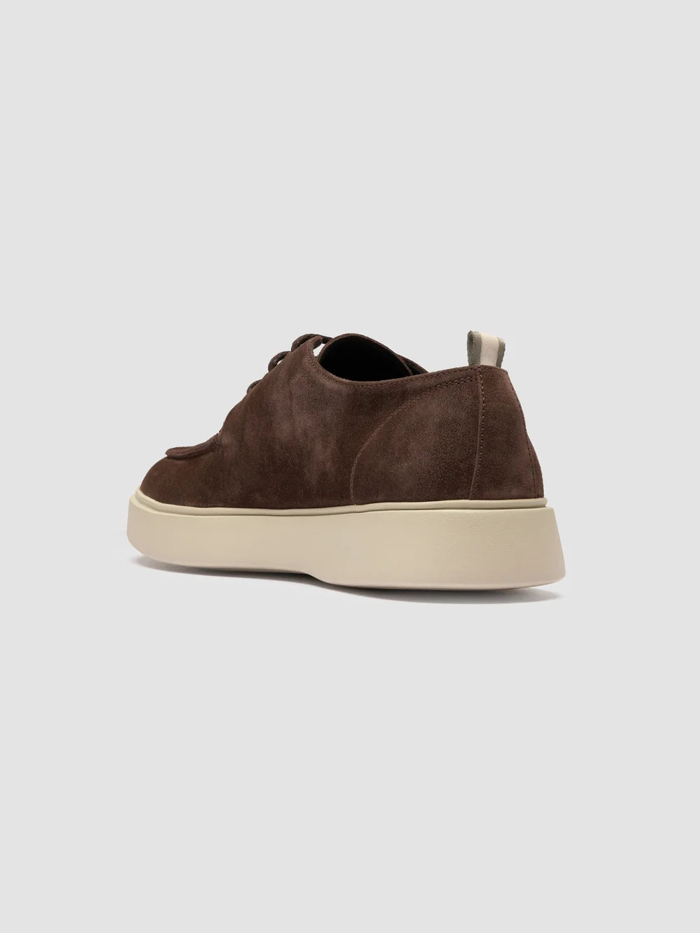 FRAME 019 - Brown Suede Derby Shoes - image 4,side view