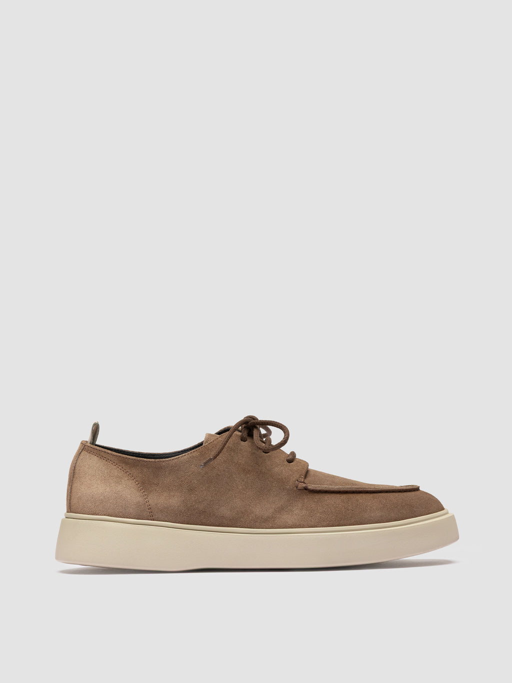 FRAME 019 - Brown Suede Derby Shoes - image 1,side view