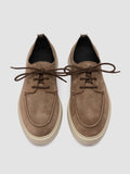 FRAME 019 - Brown Suede Derby Shoes - thumb image 2,side view