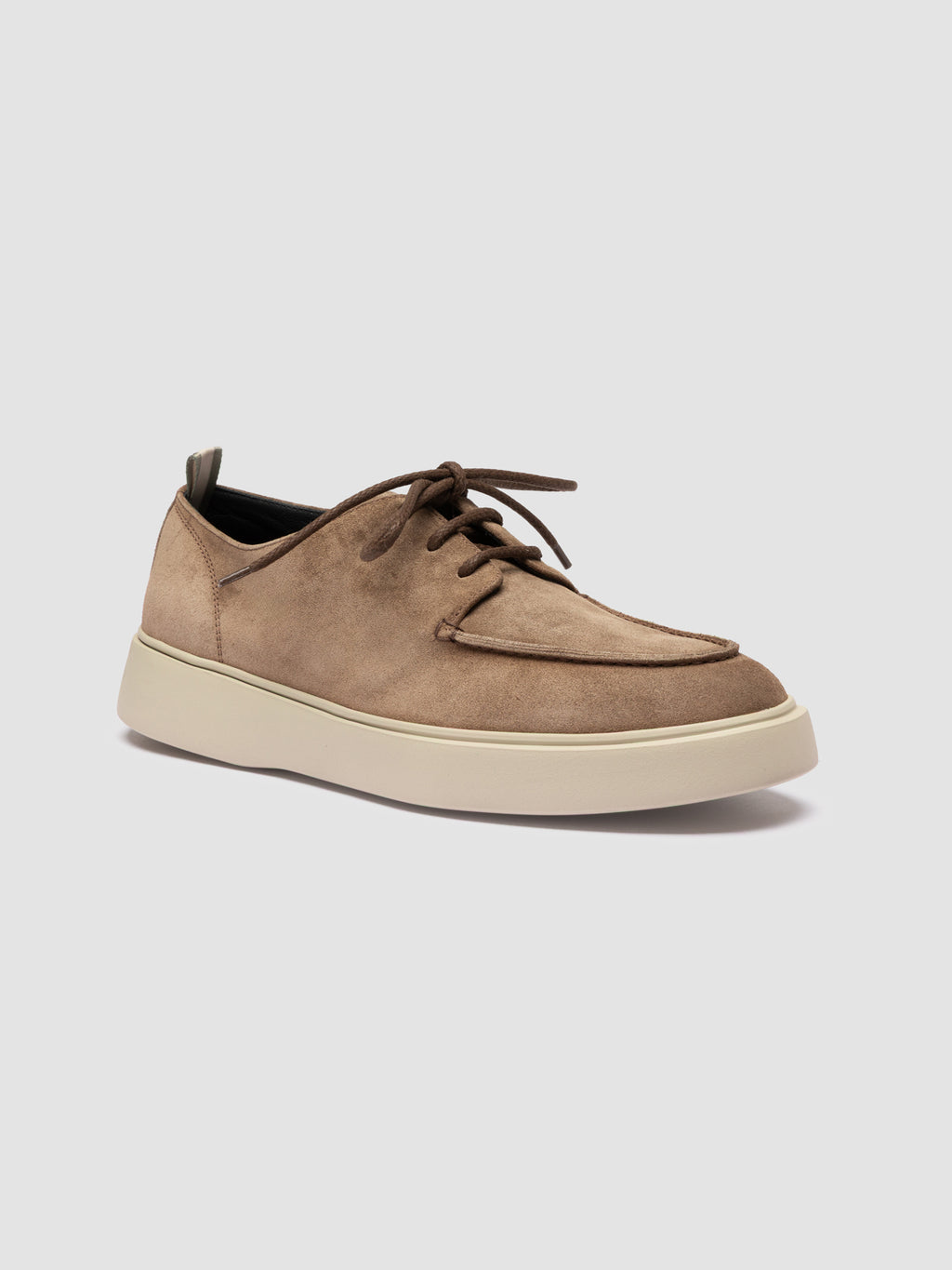 FRAME 019 - Brown Suede Derby Shoes - image 3,side view